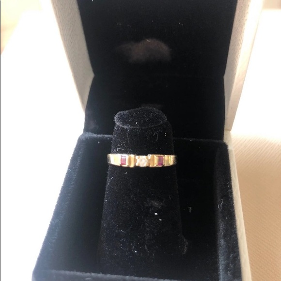 A gorgeous diamond and ruby ring - Picture 3 of 3